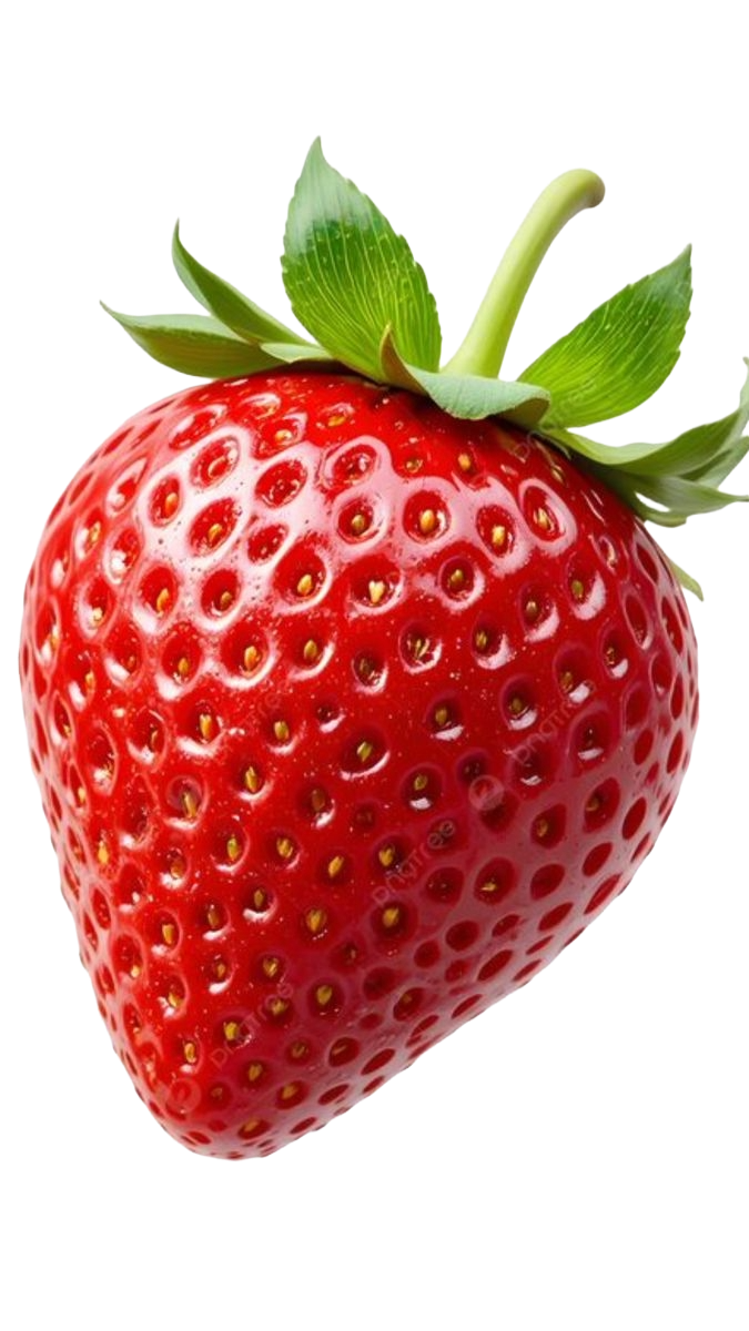Fresh sweet strawberries from Egypt and Morocco