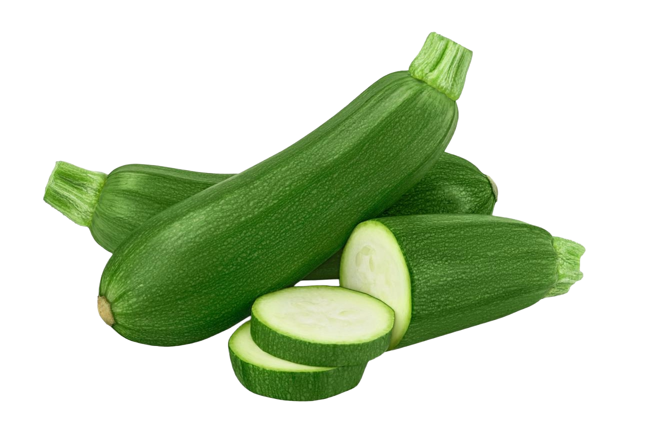 Fresh zucchini from Morocco